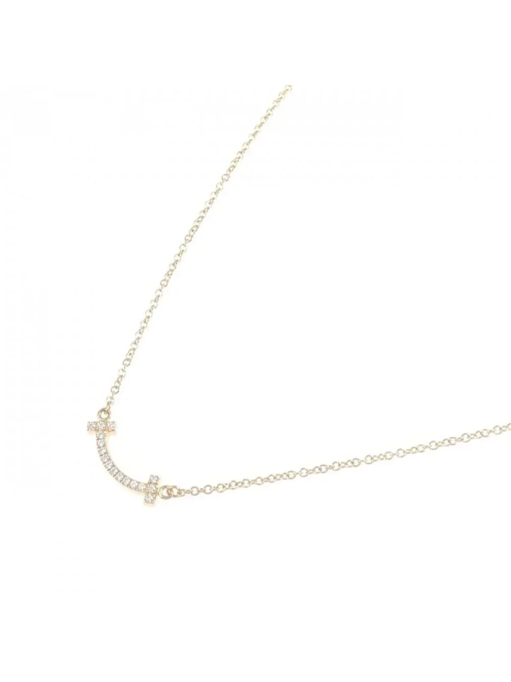 Tiffany & Co T Smile Mini Necklace